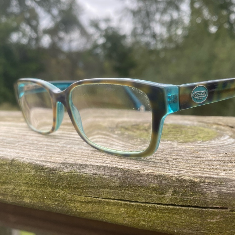 Coach Brooklyn Glasses frames HC6040 52[]16 135 dark tortoise teal